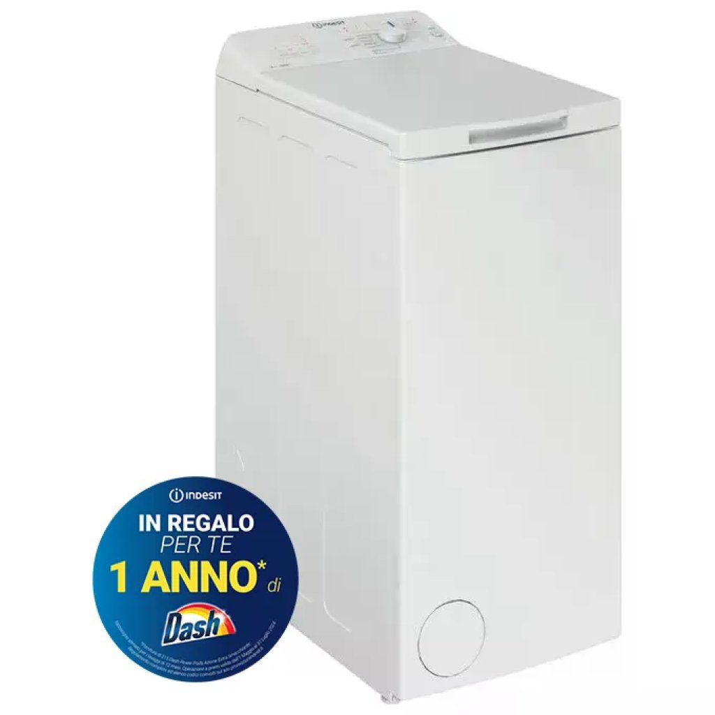 INDESIT Lavatrice a carica dall’alto Indesit BTW L60400 IT, 6 kg, 1000 giri/min