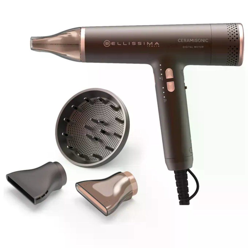 Bellissima Ceramisonic 21013 Asciugacapelli Digitale 1700 W con Diffusore