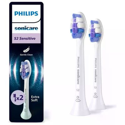 Philips HX6052-87 Spazzolino Ricambio Sonicare s Sensitive White 2pz