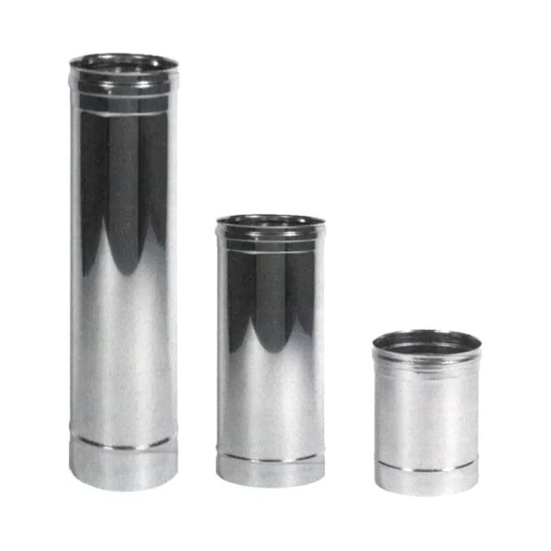 Maral Tubo Monoparete in Acciaio Inox AISI 316L 15 x 50 cm