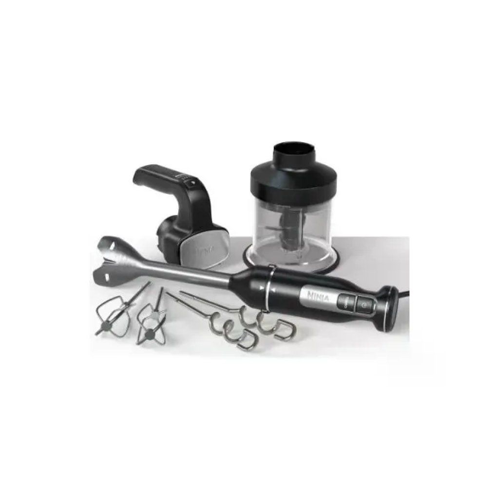 Ninja CI100EU Powerbase Frullatore ad Immersione 3 in 1 850 W 7 Velocita' Tritatutto 0,7 L colore Nero