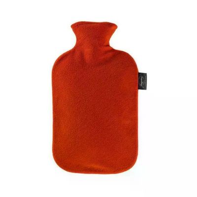 Fashy 011724 Borsa dell’Acqua Calda 2 L con Rivestimento in Pile Rosso Cranberry