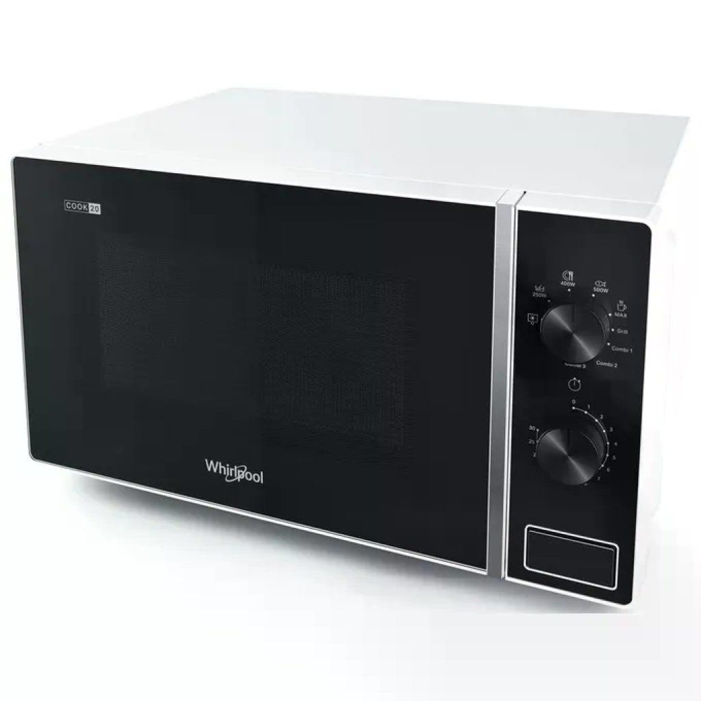 Whirlpool MWP 103 W Forno a Microonde con Grill, 20 L, 700 W, Bianco