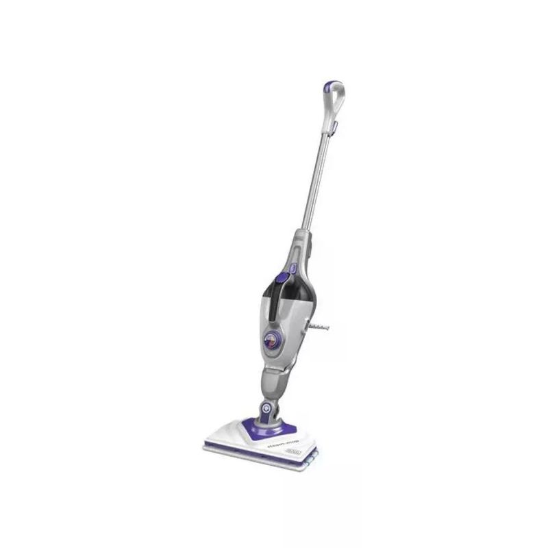 BLACK+DECKER BHSM1615DSM Scopa a Vapore 17 in 1, 1600 W, 0,5 L, Bianco e Viola