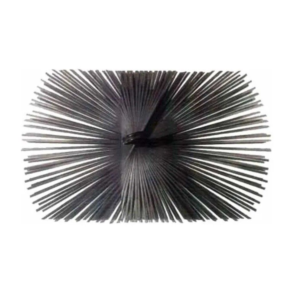 SPAZZOLIFICIO AIELLO Scovolo rettangolare in acciaio 20 × 15 cm, attacco MA12