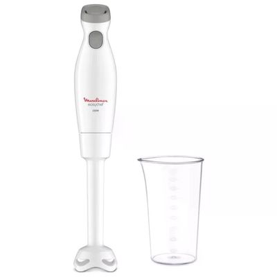 Moulinex DD45A1 Easychef Frullatore ad Immersione 450W 2 Velocita' Turbo Bicchiere 0.8 L colore Bianco