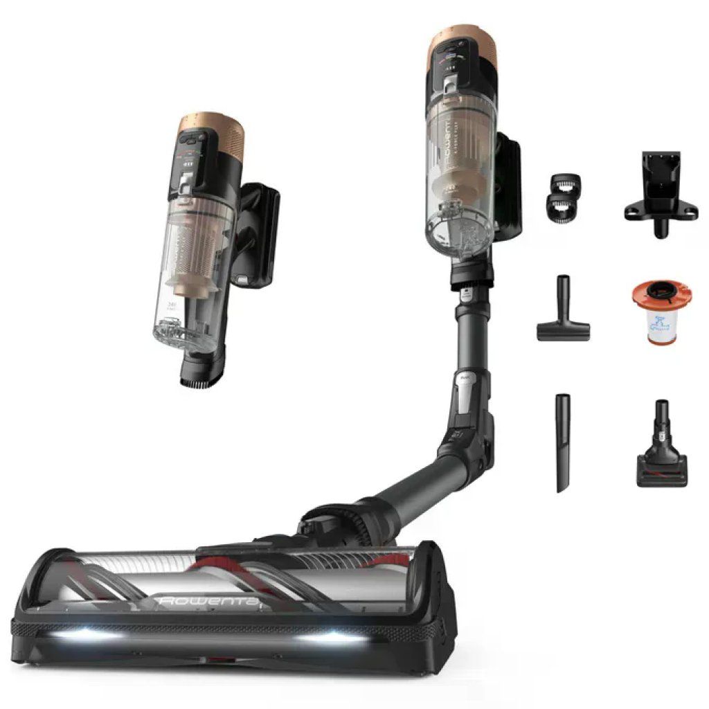 Rowenta X-Force Flex 14.80 RH9B74 Aspirapolvere senza fili, 240 AW, autonomia fino a 90 min, Animal Care Rowenta X-Force Flex 14.80 RH9B74 Aspirapolvere senza fili, 240 AW, autonomia fino a 90 min, Animal Care
