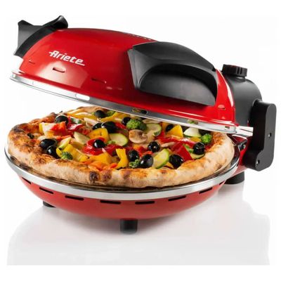 Ariete 909 Forno Pizza Elettrico Pietra Refrattaria 32 cm 1200 W 400 °C Timer 30 min colore Rosso Ariete 909 Forno Pizza Elettrico Pietra Refrattaria 32 cm 1200 W 400 °C Timer 30 min colore Rosso