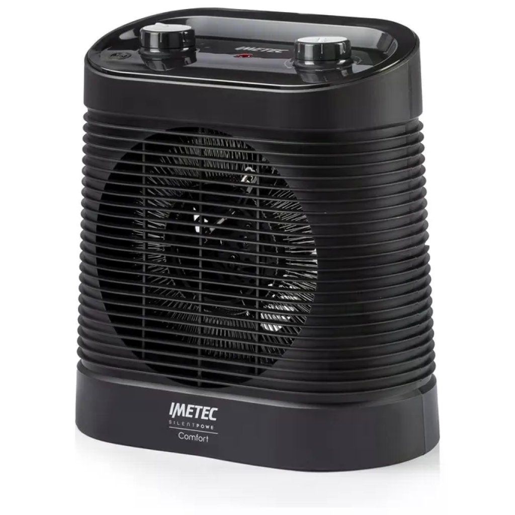 Imetec 4028 Silent Power Comfort Termoventilatore 2100 W 4 funzioni termostato antigelo colore Nero