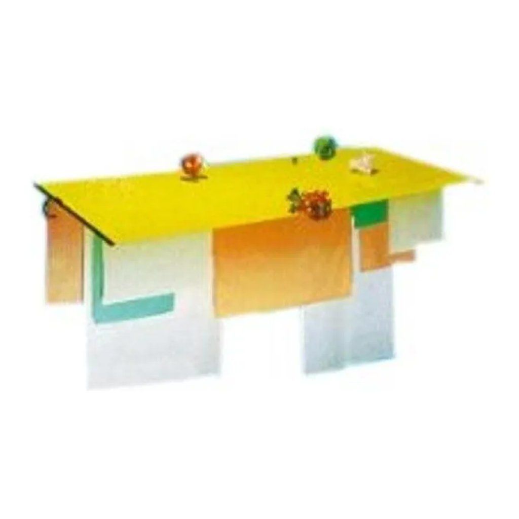 RIDAP Telo copribucato autoavvolgente a molla, 60 cm x 5 m, giallo