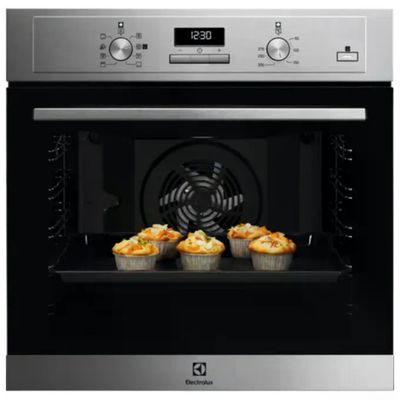 Electrolux Serie 600 COD3S40X Forno da Incasso 72 L, SteamBake, Classe A, Inox