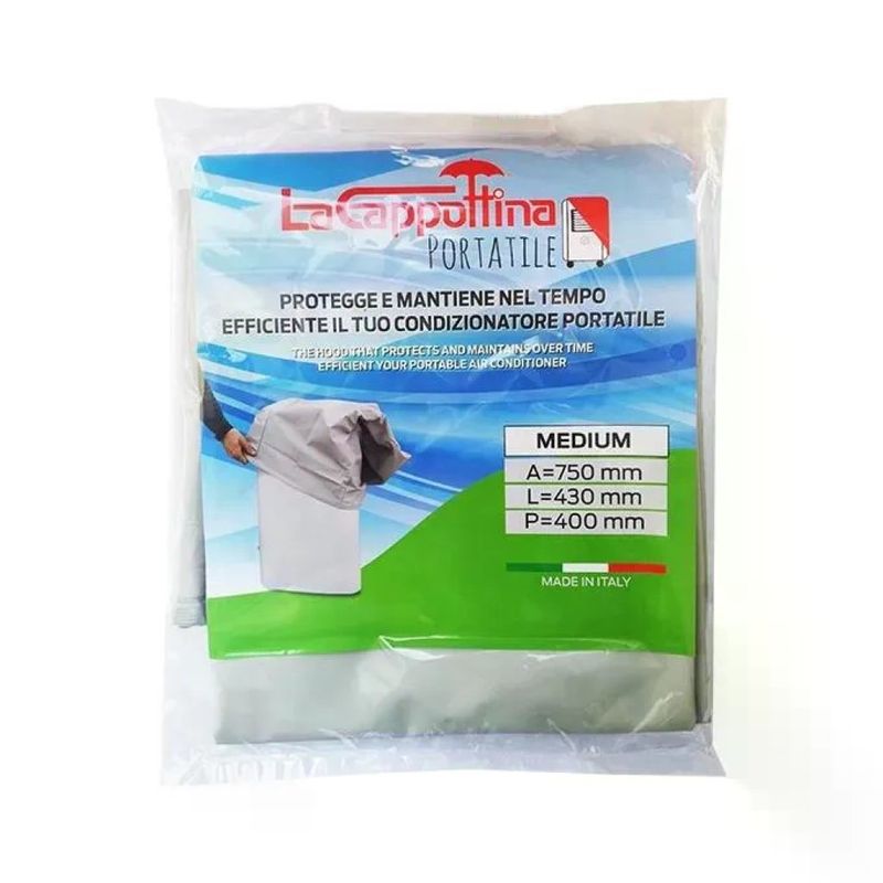 ROGI 292018 Cappottina per Climatizzatore Portatile Medium Grigia