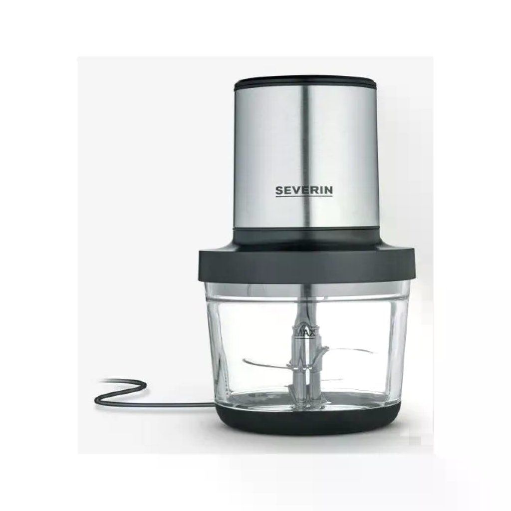 Severin KM 3867 Tritatutto Elettrico 400 W con Ciotola in Vetro da 1 L