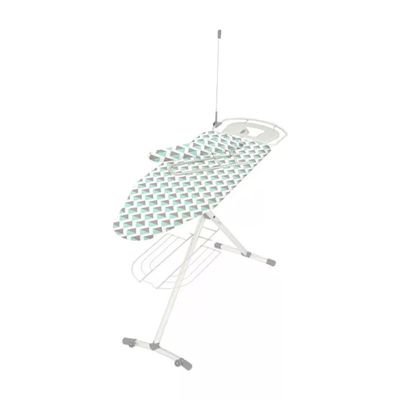 XTRA 09891 Top Asse da Stiro con Struttura Monotubo 35 mm Griglia Portabiancheria Portacaldaia