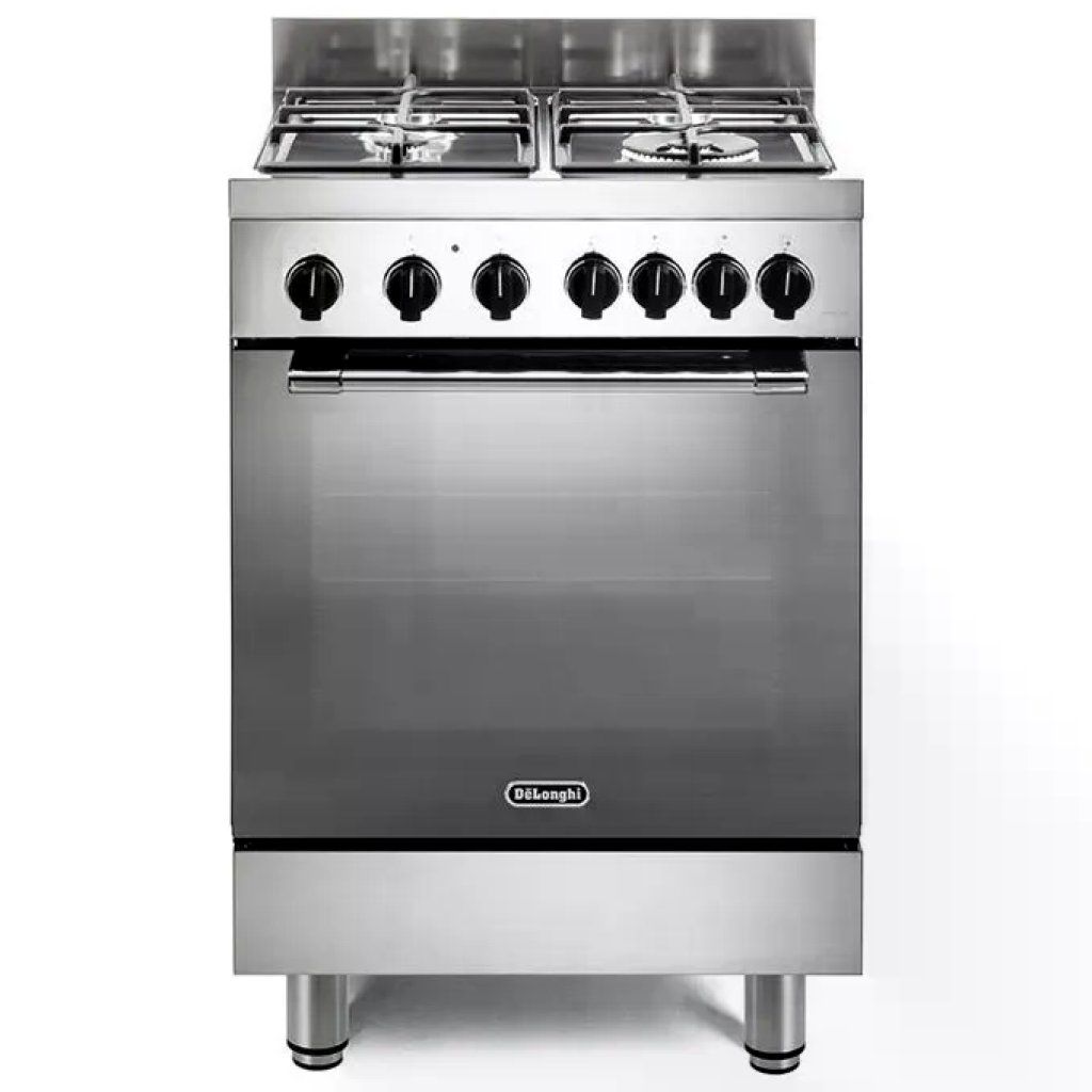 DELONGHI De’Longhi GEMMA66GVL Cucina a Gas 60x60 cm con Forno Ventilato Inox