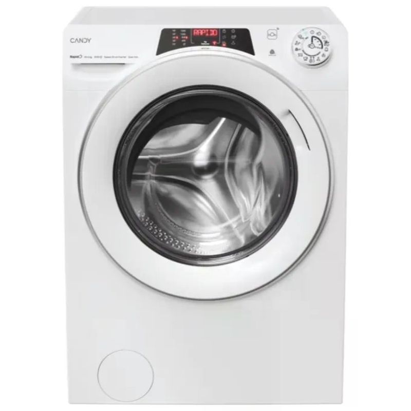Candy Rapido’ ROW51066DWMST-S Lavasciuga 10/6 kg, 1500 giri, Wi-Fi e vapore