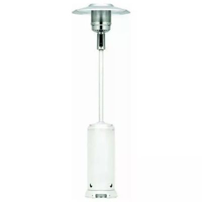 VIGOR-BLINKY Vigor Blinky 97906-10 Stufa a Gas da Esterno 12 kW, Bianca, con Lanterna Integrata