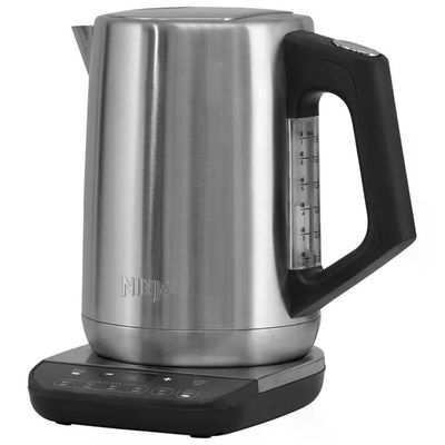 Ninja KT201EU Bollitore Elettrico 1,7 L, 3000 W, Nero e Acciaio Inossidabile