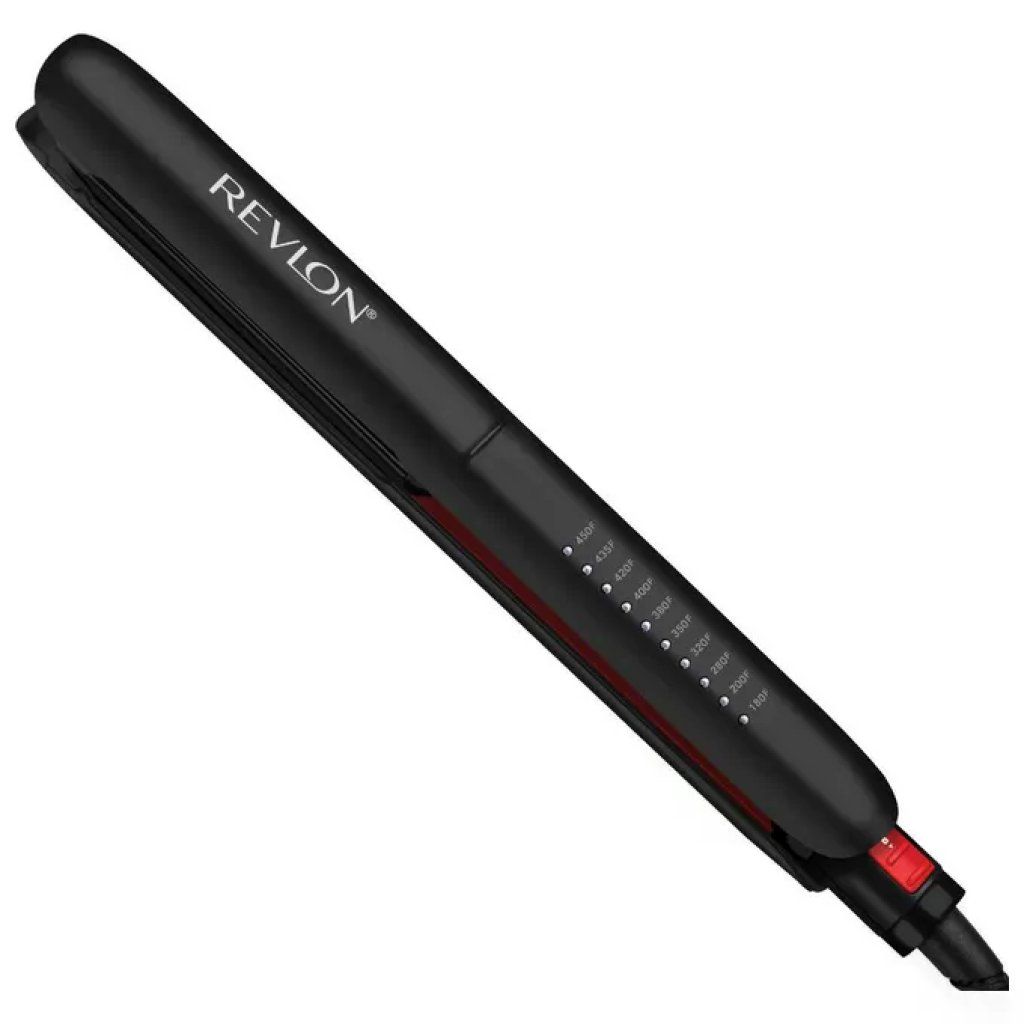 Revlon SmoothStay Piastra per Capelli Nero-Rossa con Olio di Cocco Revlon SmoothStay Piastra per Capelli Nero-Rossa con Olio di Cocco
