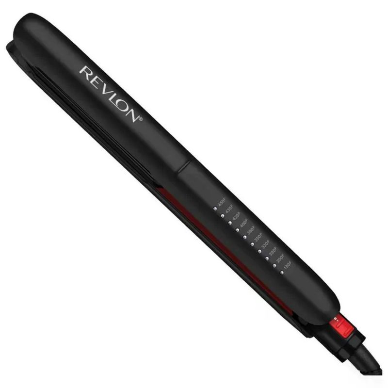 Revlon SmoothStay Piastra per Capelli Nero-Rossa con Olio di Cocco