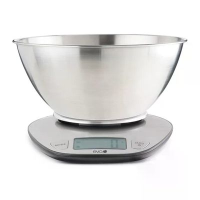 Kaufgut Eva 033353 Bilancia Digitale da Cucina in Acciaio Inox, 5 kg Kaufgut Eva 033353 Bilancia Digitale da Cucina in Acciaio Inox, 5 kg