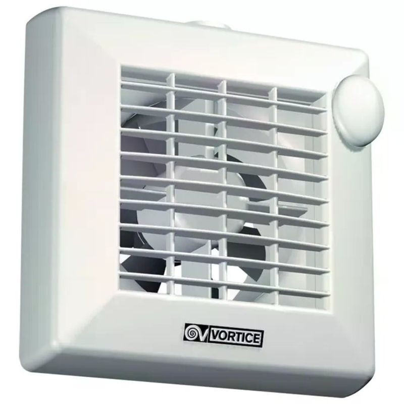 Vortice M 100-4'' A LL Aspiratore da muro bianco, 90 m³/h