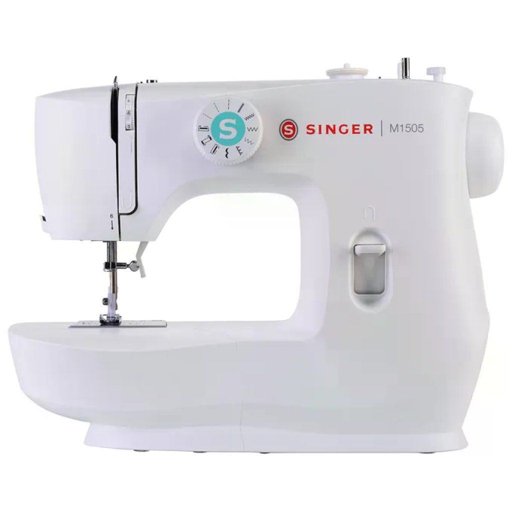 Singer M1505 Macchina da Cucire Elettrica, 6 Punti, Asola in 4 Tempi, Braccio Libero, Bianca Singer M1505 Macchina da Cucire Elettrica, 6 Punti, Asola in 4 Tempi, Braccio Libero, Bianca