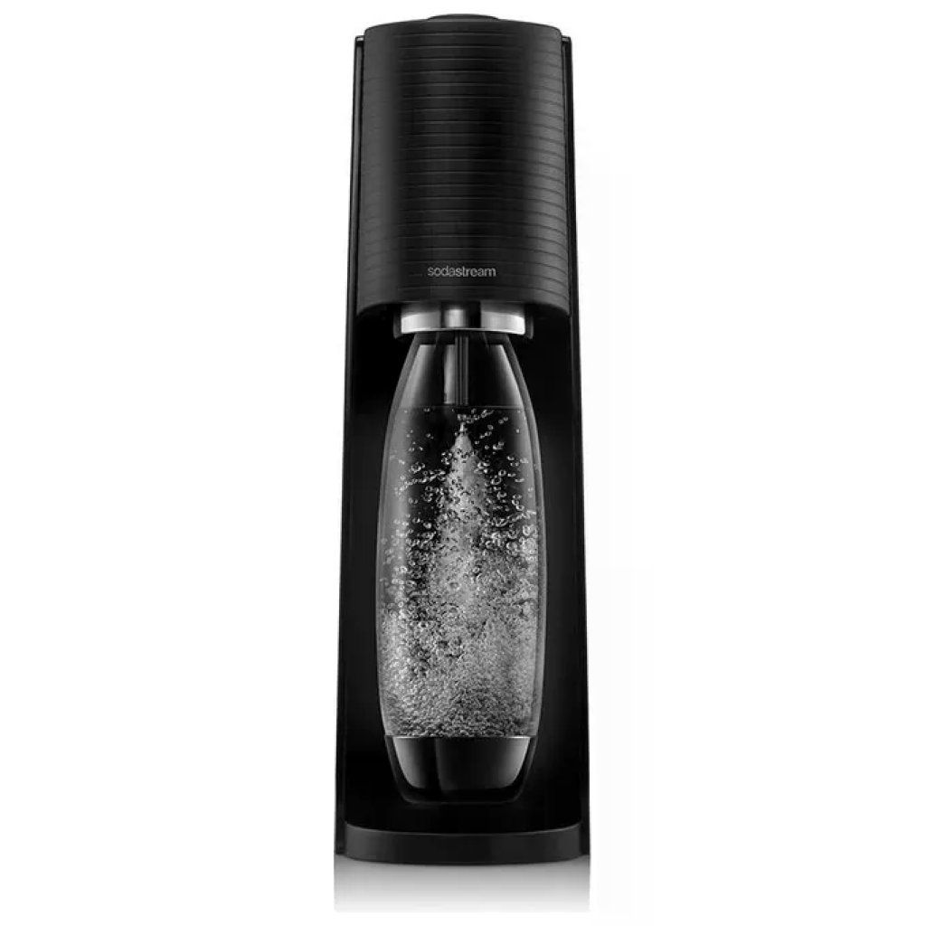 SodaStream 1012811411 Terra Gasatore d'acqua con Bottiglia 1 L e Cilindro CO2 60 L colore Nero