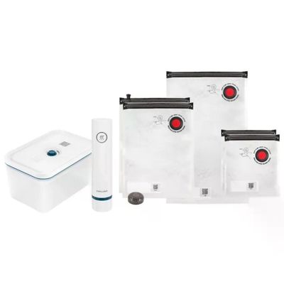 Zwilling 1022461 Fresh and Save Set Sottovuoto 7 pz Plastica senza BPA pompa automatica colore Blu Zwilling 1022461 Fresh and Save Set Sottovuoto 7 pz Plastica senza BPA pompa automatica colore Blu