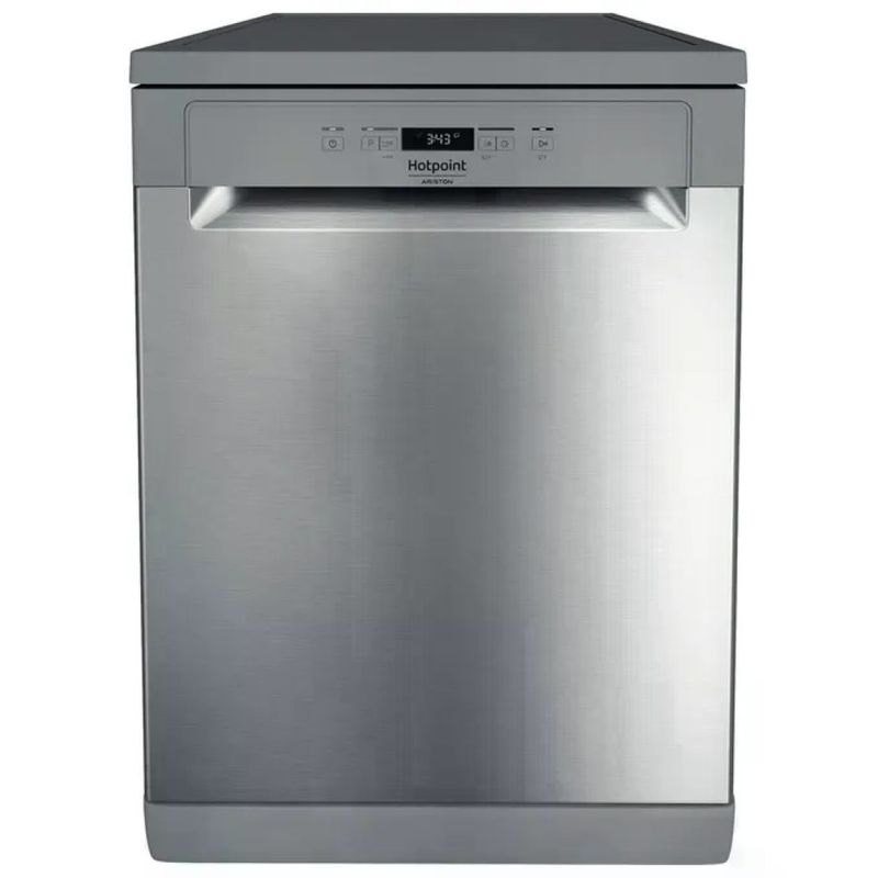 Hotpoint HA2FFD14BX Lavastoviglie a libera installazione, 14 coperti, classe D, inox