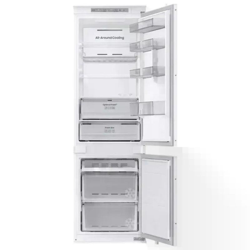 Samsung BRB70F26CES0EF F1rst 60 AI – Frigorifero combinato da incasso 267 L, No Frost, Wi-Fi, classe E