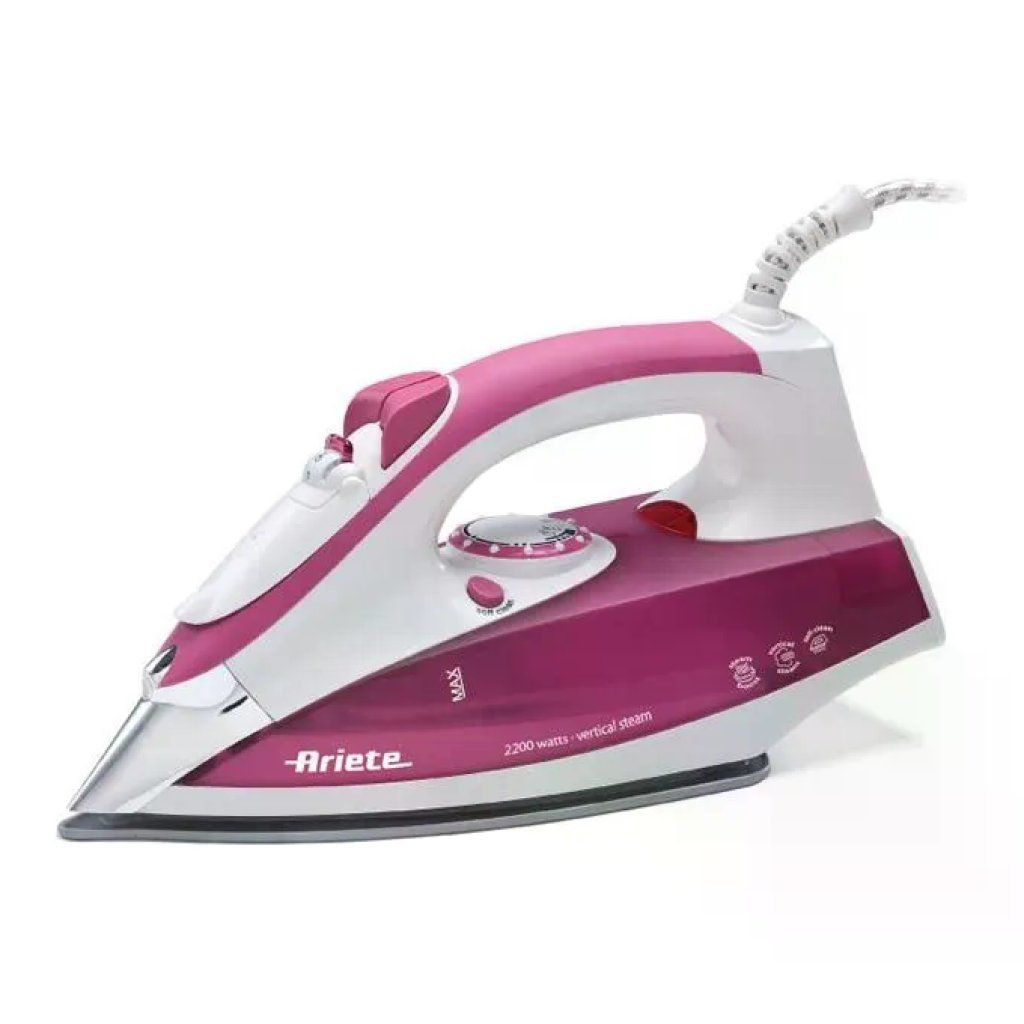 Ariete 6215 Ferro a vapore 2200W piastra acciaio inox serbatoio 280 ml colpo vapore 156 g Ariete 6215 Ferro a vapore 2200W piastra acciaio inox serbatoio 280 ml colpo vapore 156 g