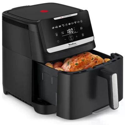 Moulinex Easy Fry Silence EZ8428F0 Friggitrice ad Aria 7 L, 1800 W, 10 Programmi, Display Touch, Nera Moulinex Easy Fry Silence EZ8428F0 Friggitrice ad Aria 7 L, 1800 W, 10 Programmi, Display Touch, Nera