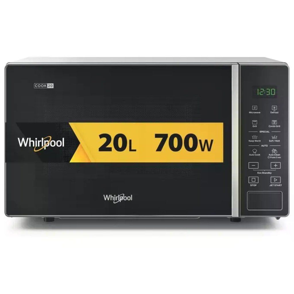 Whirlpool MWP 203 SB Cook20 Forno a microonde con grill 20 L 700 W grill quarzo 1000 W Jet Start Auto Cook