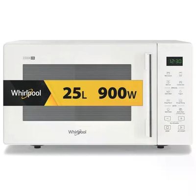 Whirlpool MWP253W Forno a Microonde con Grill 25 L 900 W Grill Quarzo 1000 W 7 Livelli di Potenza Display