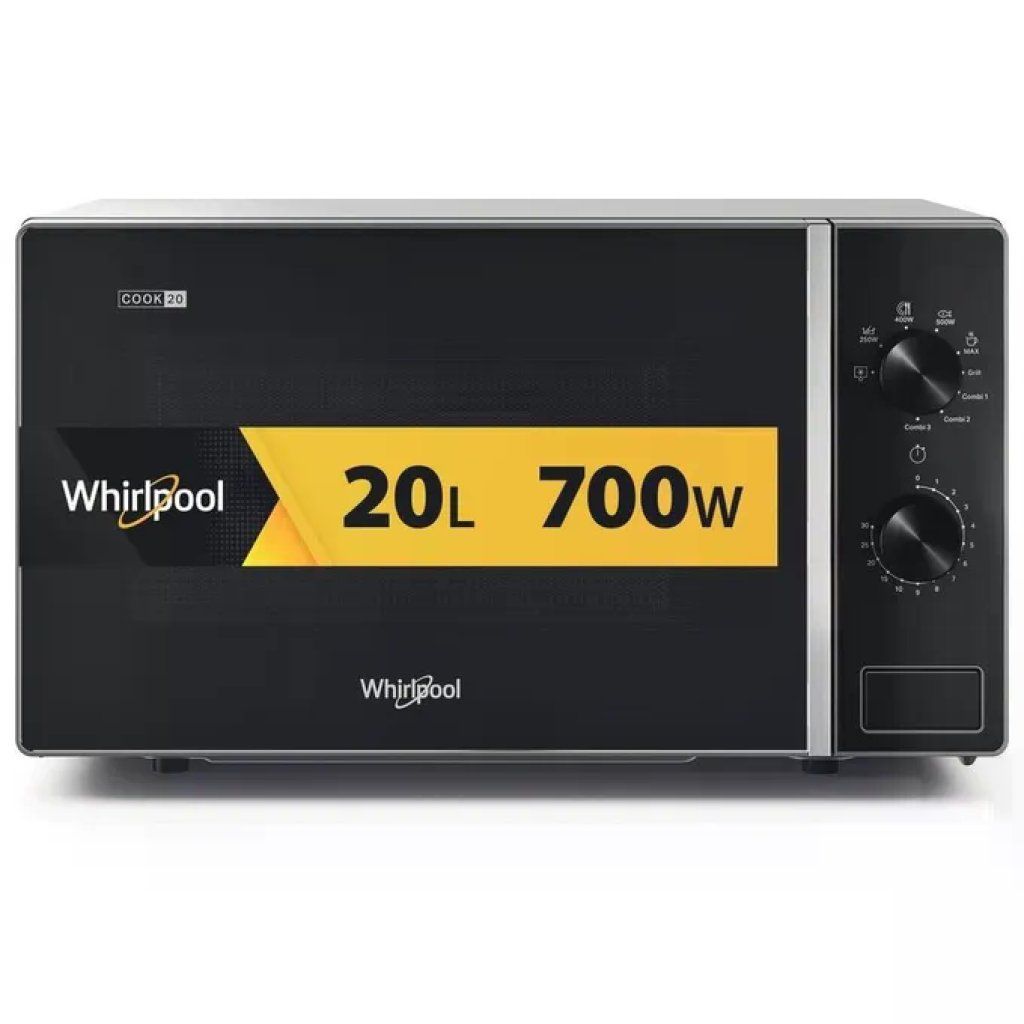 Whirlpool MWP 103 SB Forno a Microonde con Grill al Quarzo 20 L 700 W 5 livelli di potenza colore Nero