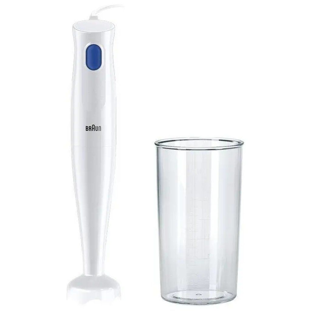 Braun MultiQuick 1 MQ10001P Frullatore a Immersione 450 W con Bicchiere da 600 ml Braun MultiQuick 1 MQ10001P Frullatore a Immersione 450 W con Bicchiere da 600 ml