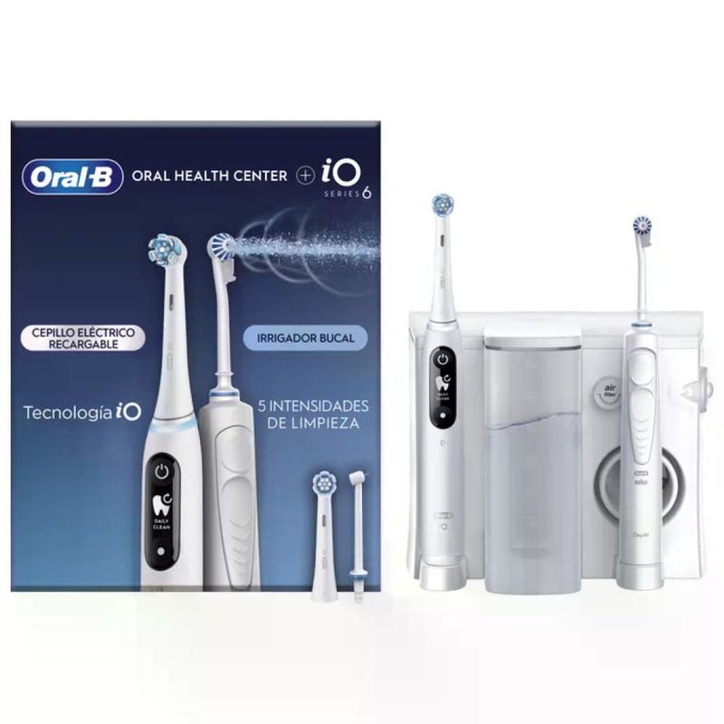 Oral-B iO6 con Idropulsore OxyJet Bianco Oral-B iO6 con Idropulsore OxyJet Bianco