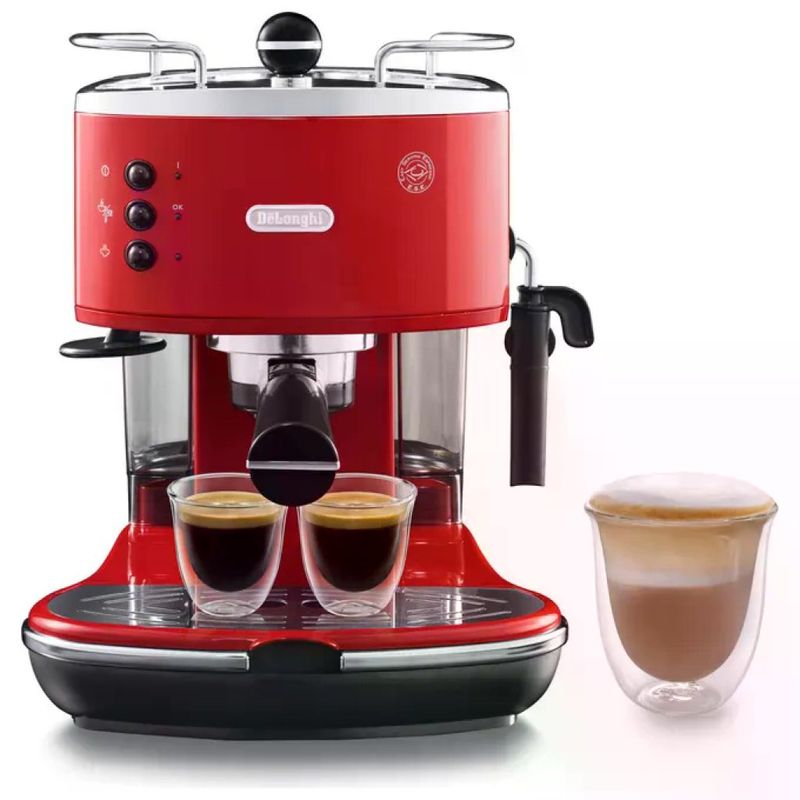 DELONGHI De’Longhi Icona Classic ECO311.R Macchina da Caffè Espresso Rossa