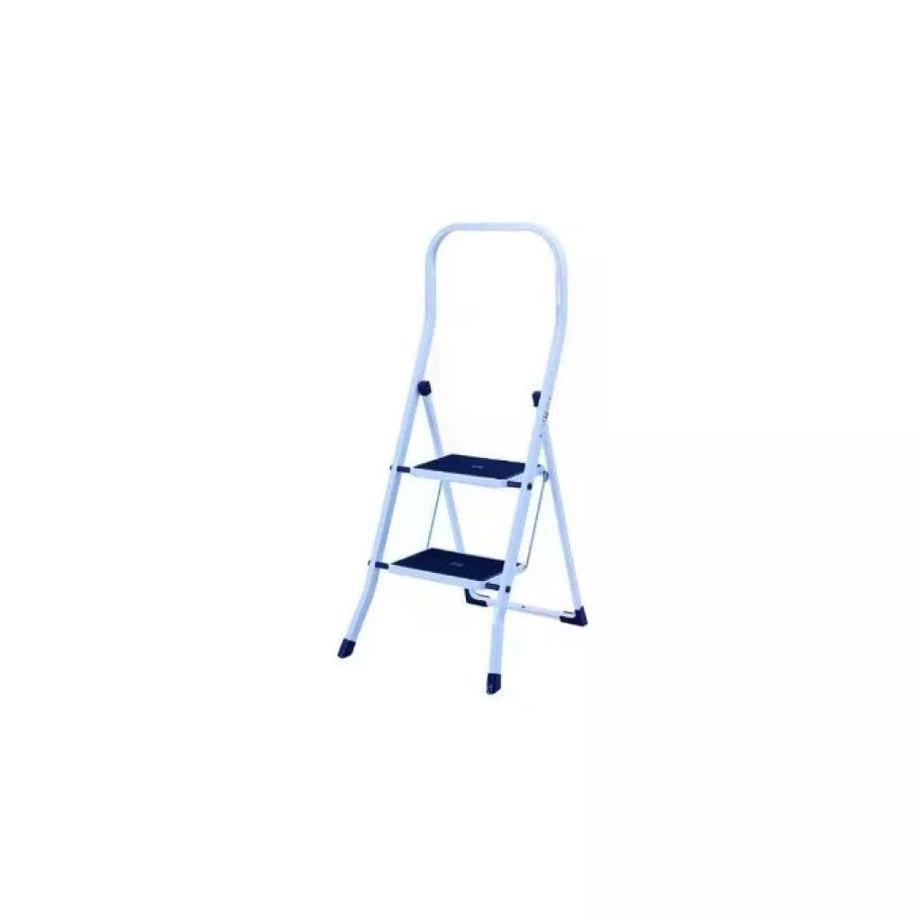 VIGOR-BLINKY Vigor Mary 96820-02 Sgabello in Acciaio Bianco a 2 Gradini