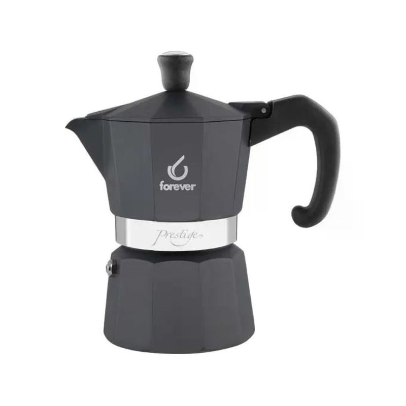 Forever Miss Moka Noblesse Caffettiera 3 Tazze Grigia