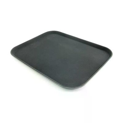 ILSA Vassoio rettangolare antiscivolo nero 46 x 35,5 cm