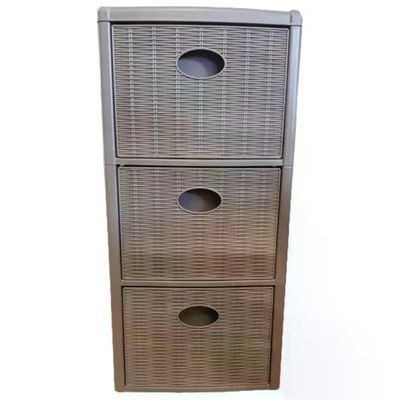 Stefanplast Elegance Slim – Cassettiera 3 cassetti tortora