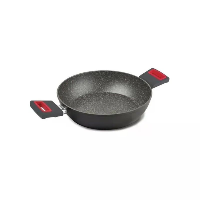Ghidini Cipriano Viva' Tegame da 24 cm Grigio e Rosso