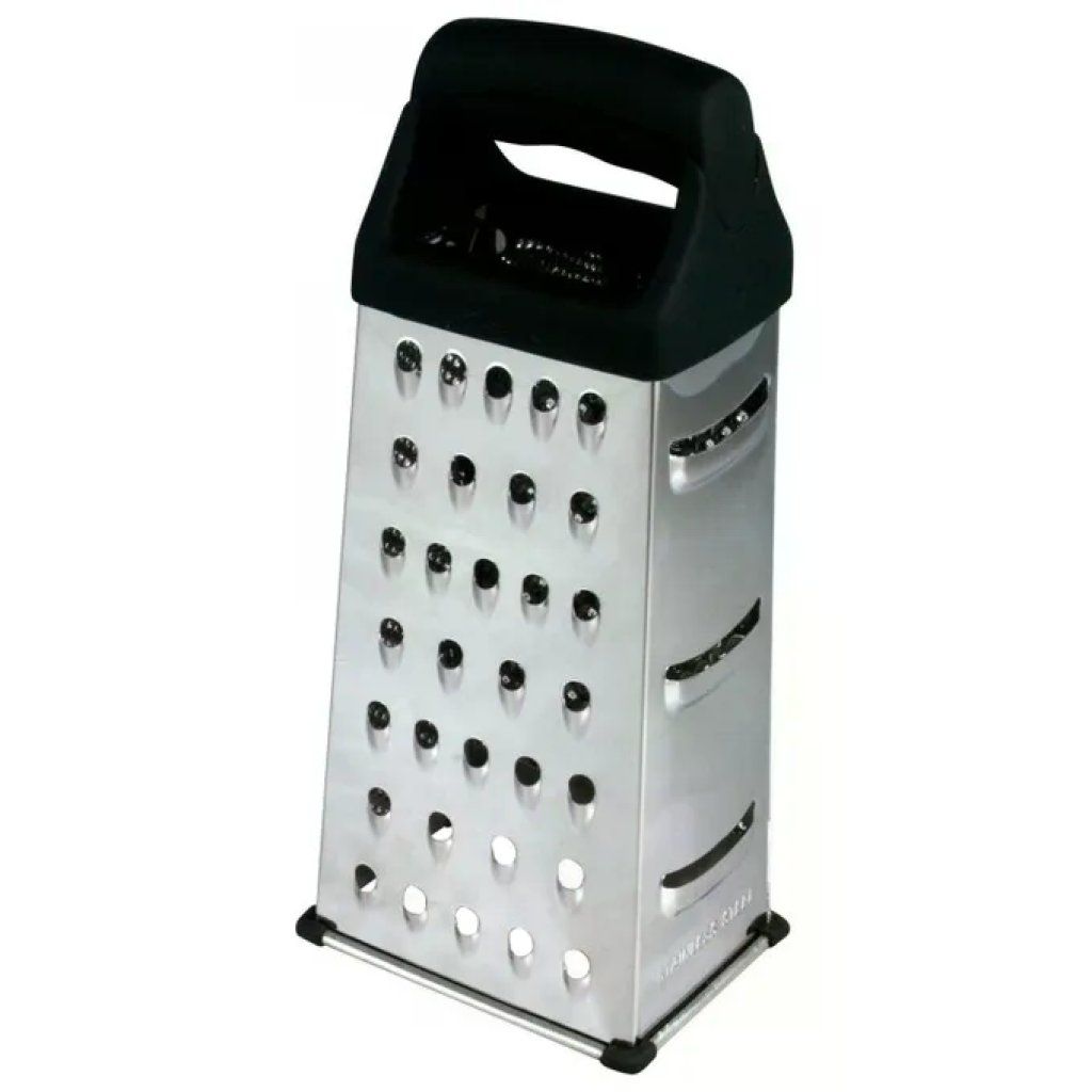 ILSA Grattugia universale a 4 facce in acciaio inox, 10,5 × 8 cm