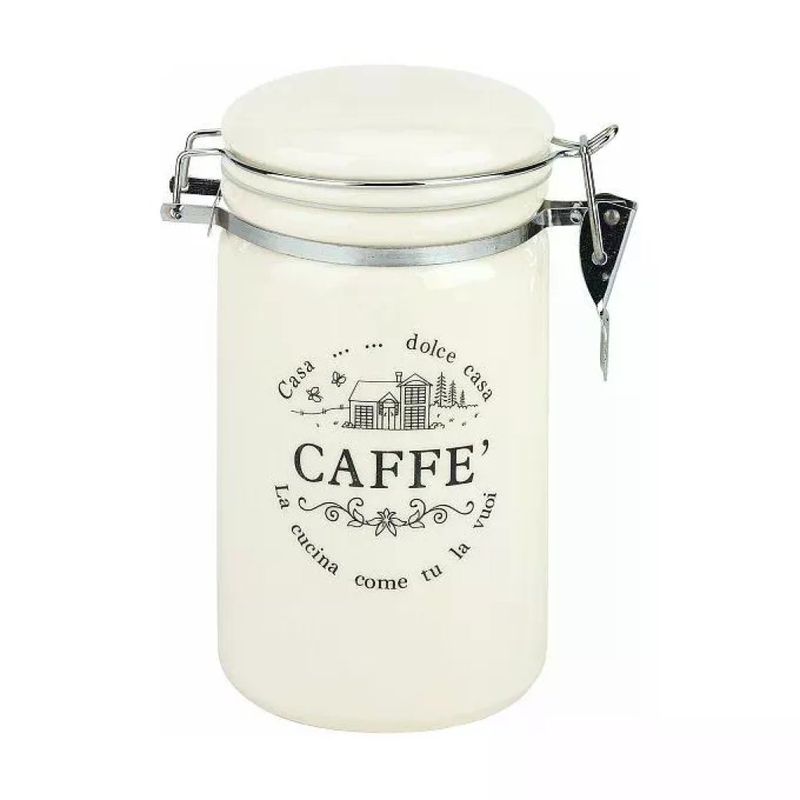 Tognana Dolce Casa Barattolo per Caffè in Porcellana 850 ml, Crema