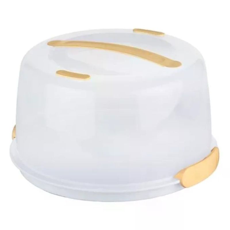 Tescoma Delícia – Contenitore tondo per torta da 34 cm con tavoletta refrigerante