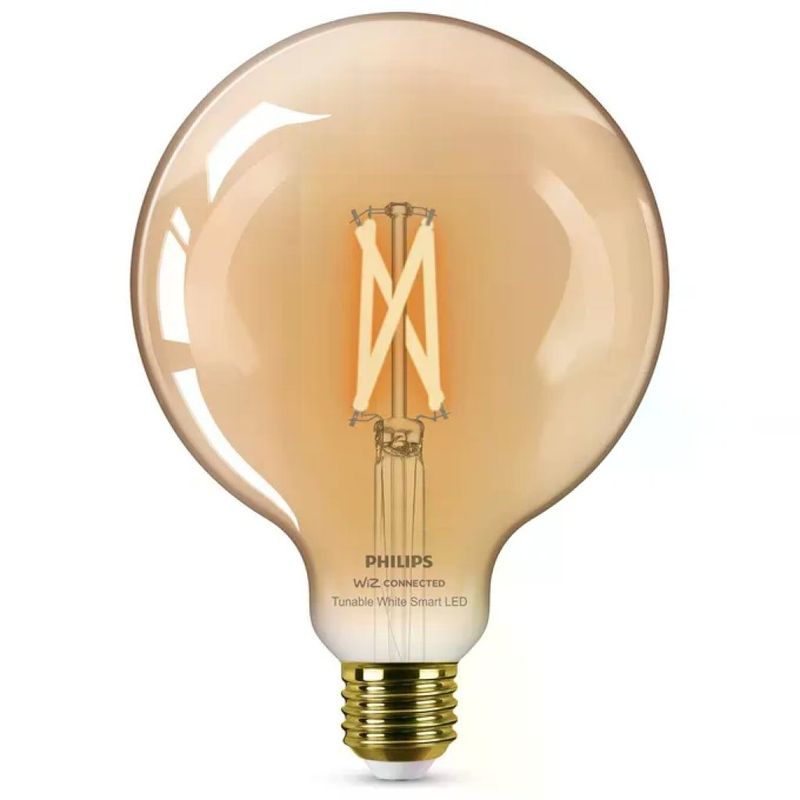 Philips WiZ Lampadina LED Smart Globo G125 E27 Ambra 7W Philips WiZ Lampadina LED Smart Globo G125 E27 Ambra 7W