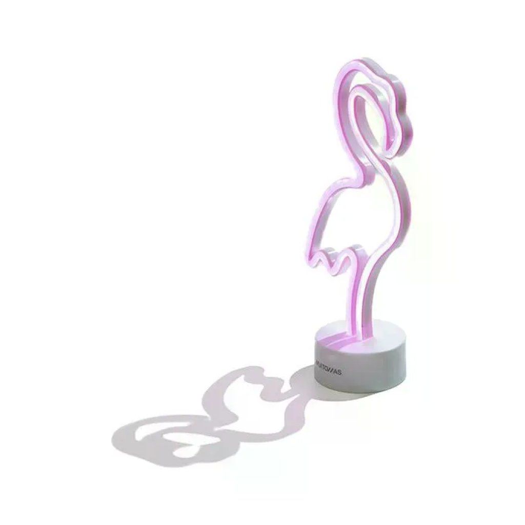 Muitomas Lampada Neon LED da Parete a Forma di Fenicottero