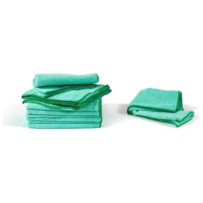 Perfetto Panni in Microfibra Verdi, 40 x 40 cm, Confezione da 10 Perfetto Panni in Microfibra Verdi, 40 x 40 cm, Confezione da 10